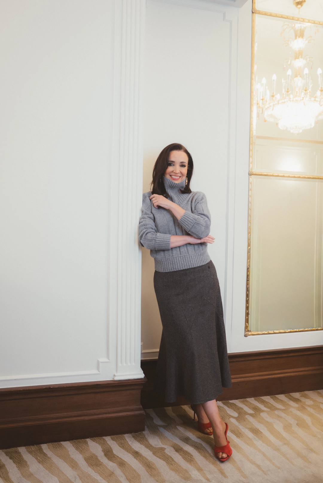 Foto dos de Cruz Sánchez de Lara con el look uno