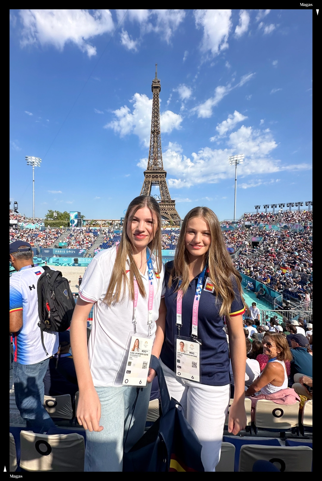 El verano de 2024, la Princesa y la infanta Sofía representaron a la Corona en los JJOO de París