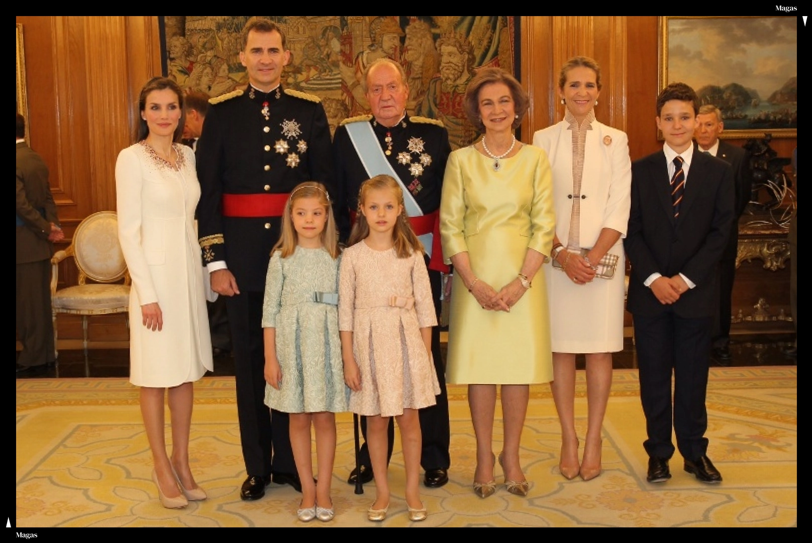 El 19 de junio de 2014, con la proclamación de Felipe VI, su primogénita se convirtió en princesa de Asturias
