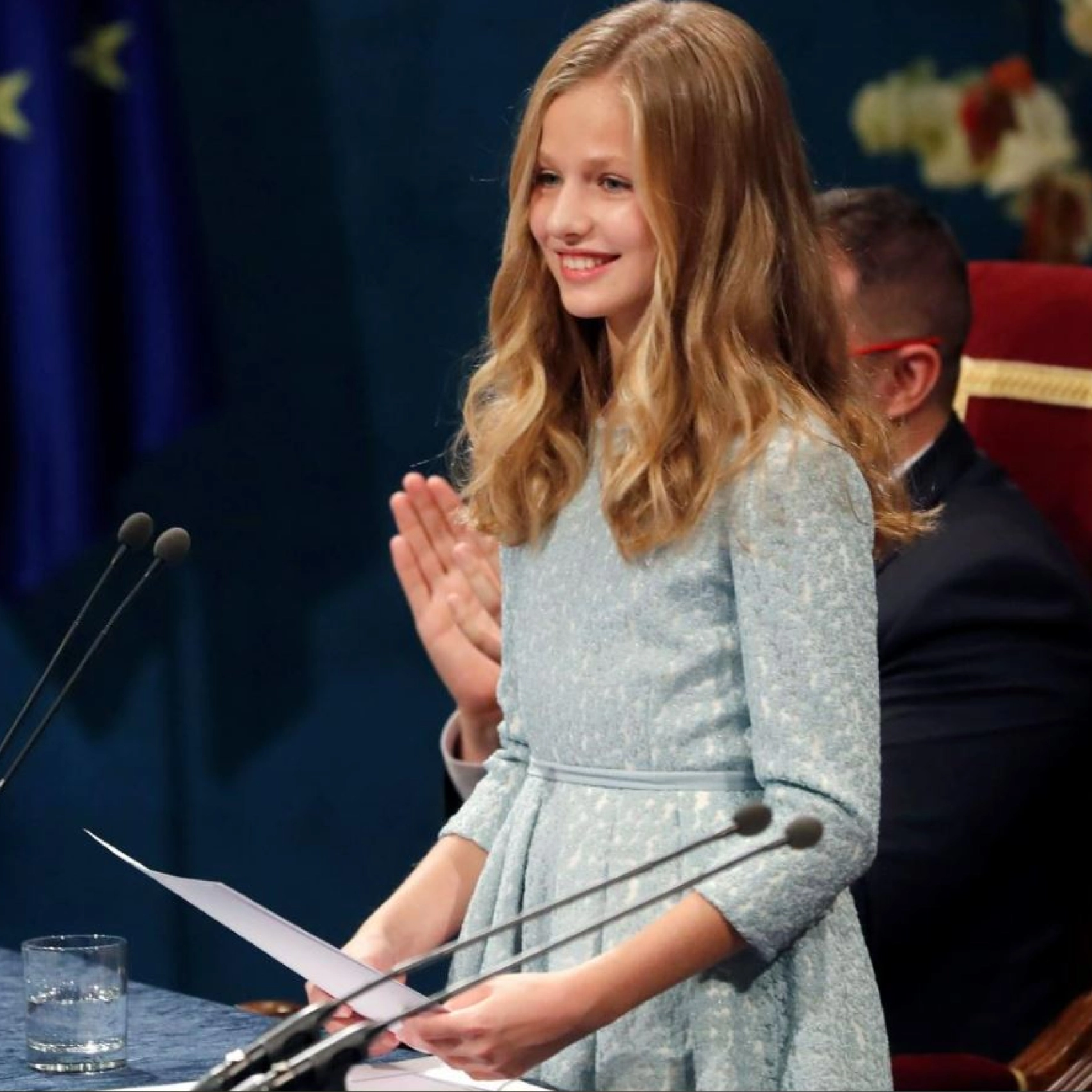 Su discurso debut tuvo lugar en los Premios Princesa de Asturias en 2019