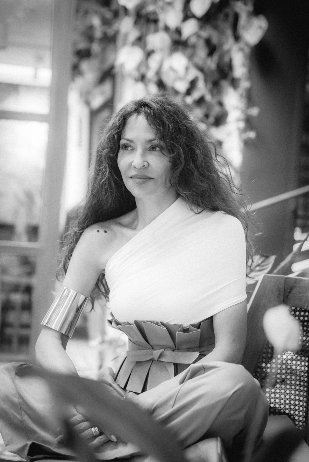 Foto dos de Patricia Pérez con el look tres