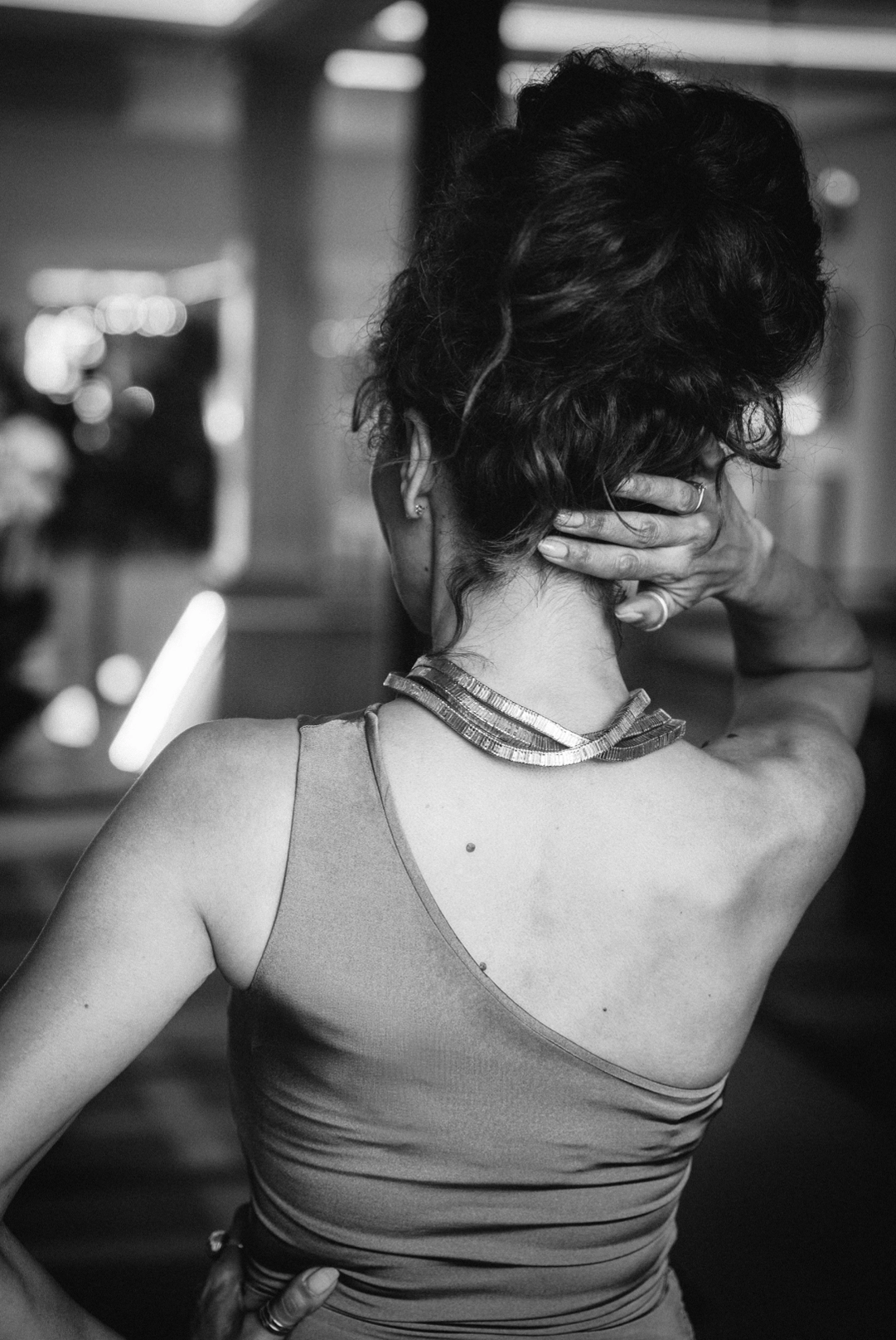 Foto dos de Patricia Pérez con el look cinco