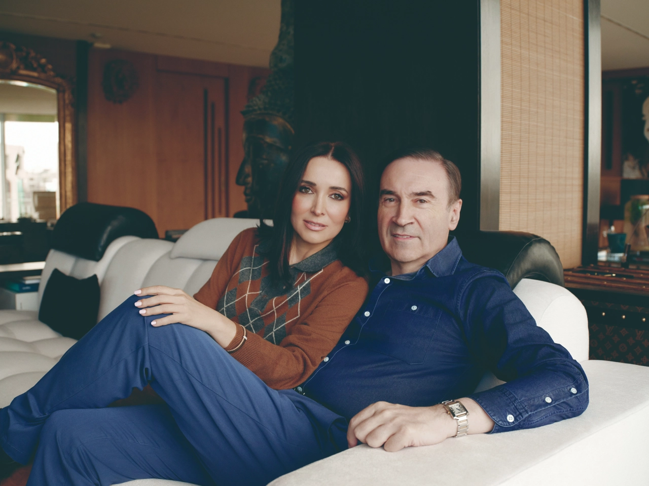 Foto tres de Cruz y Pedro en su residencia