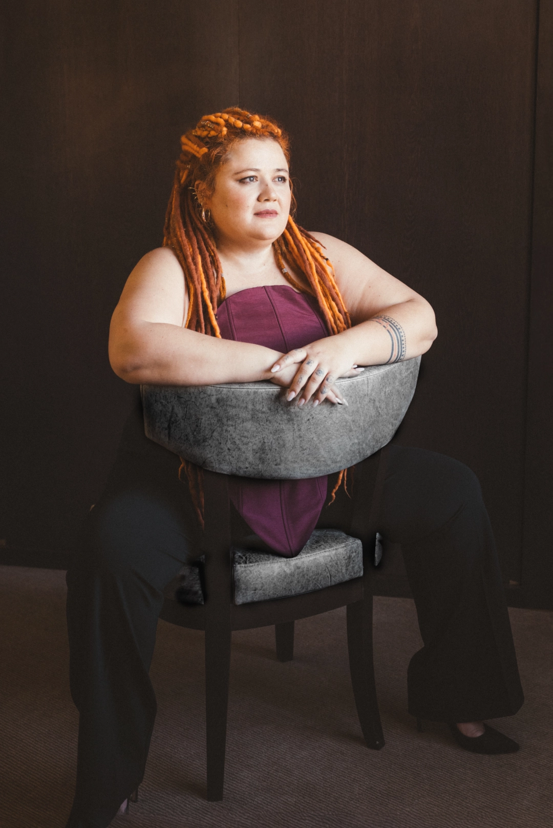 Foto dos de Silvia Carvalho con el look tres