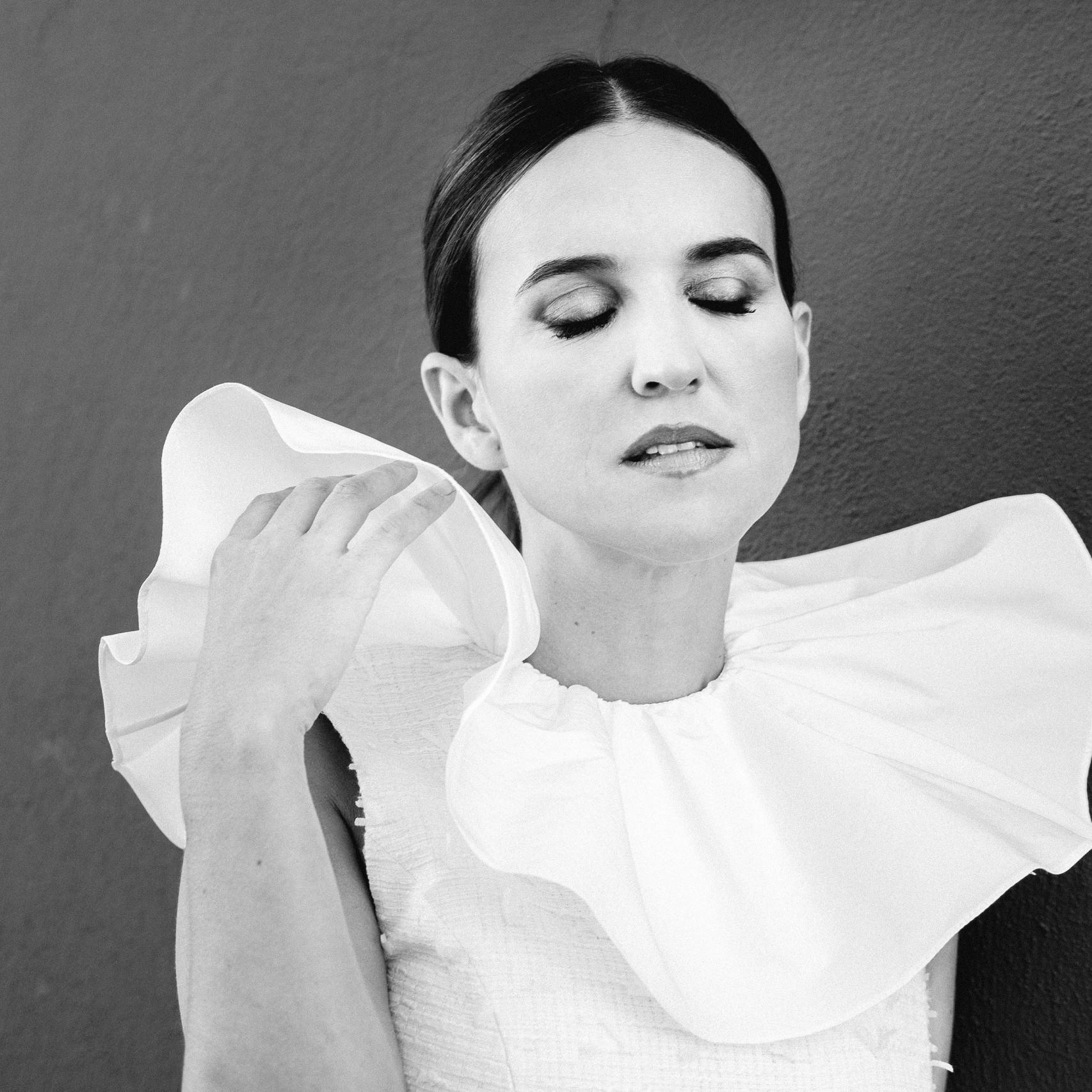 Foto uno de Virginia Pozo con el look cuatro