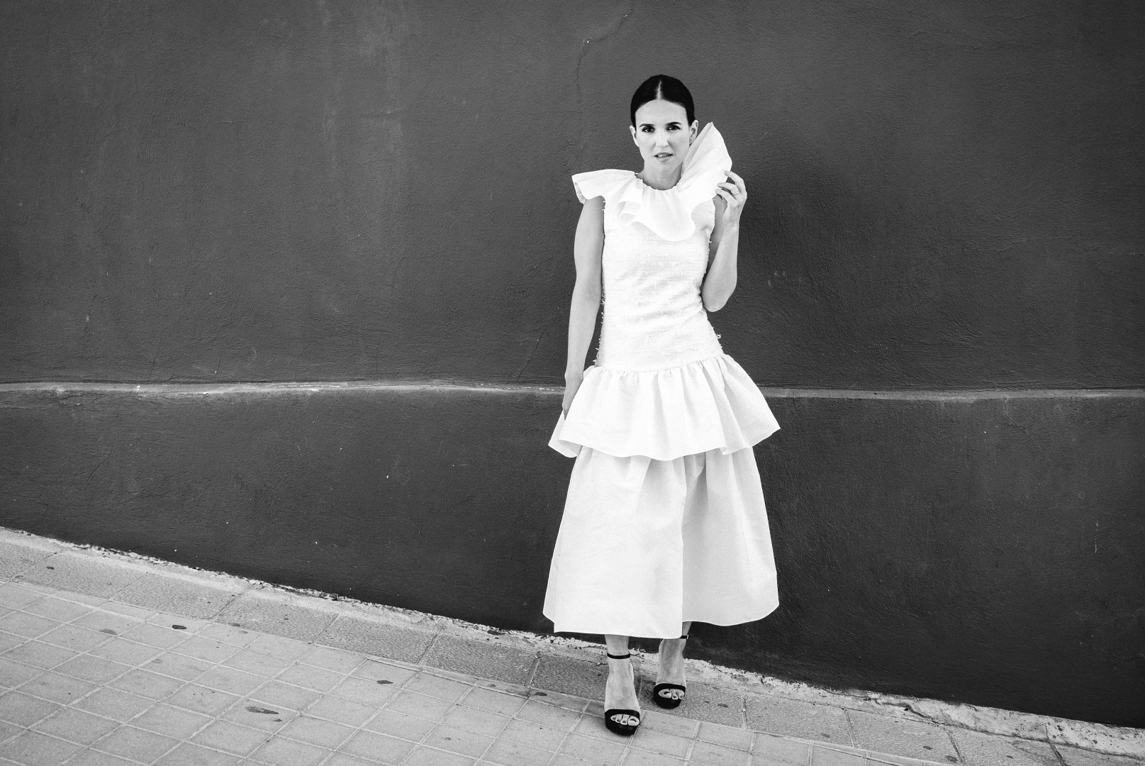 Foto tres de Virginia Pozo con el look cuatro