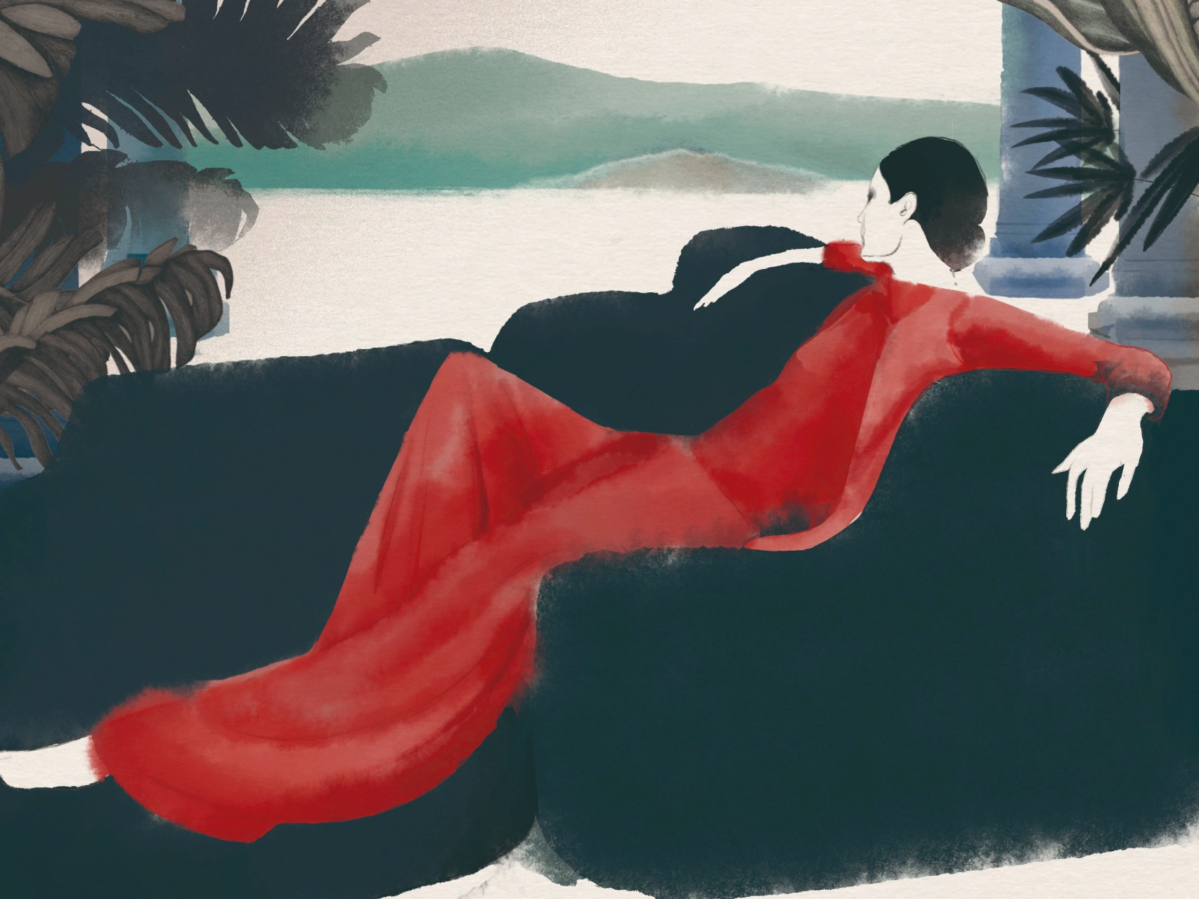 Ilustración de Carmen García Huerta sobre los Top 100 lujos