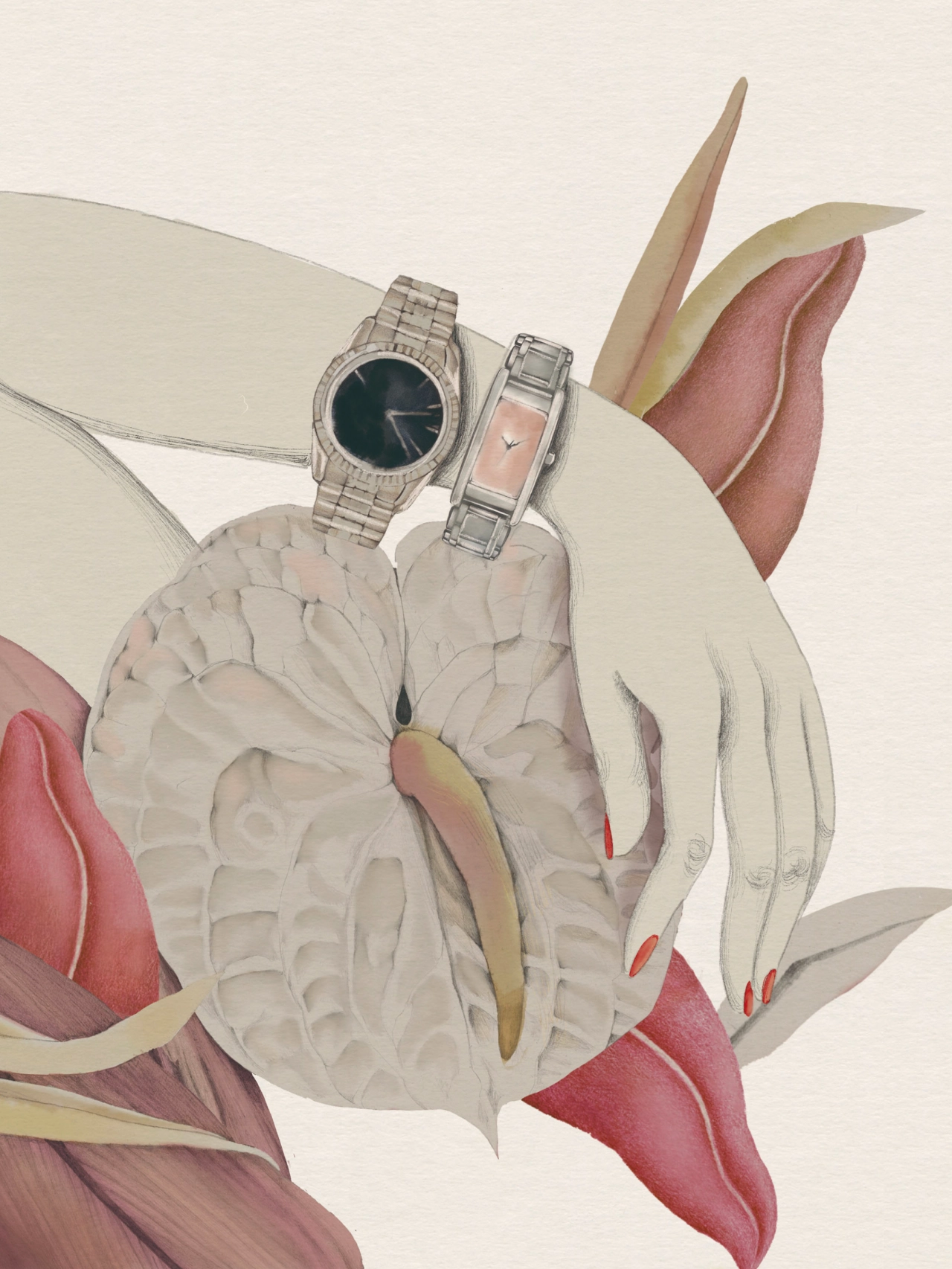 Ilustración de Carmen García Huerta del listado Top100 Lujos de Relojería