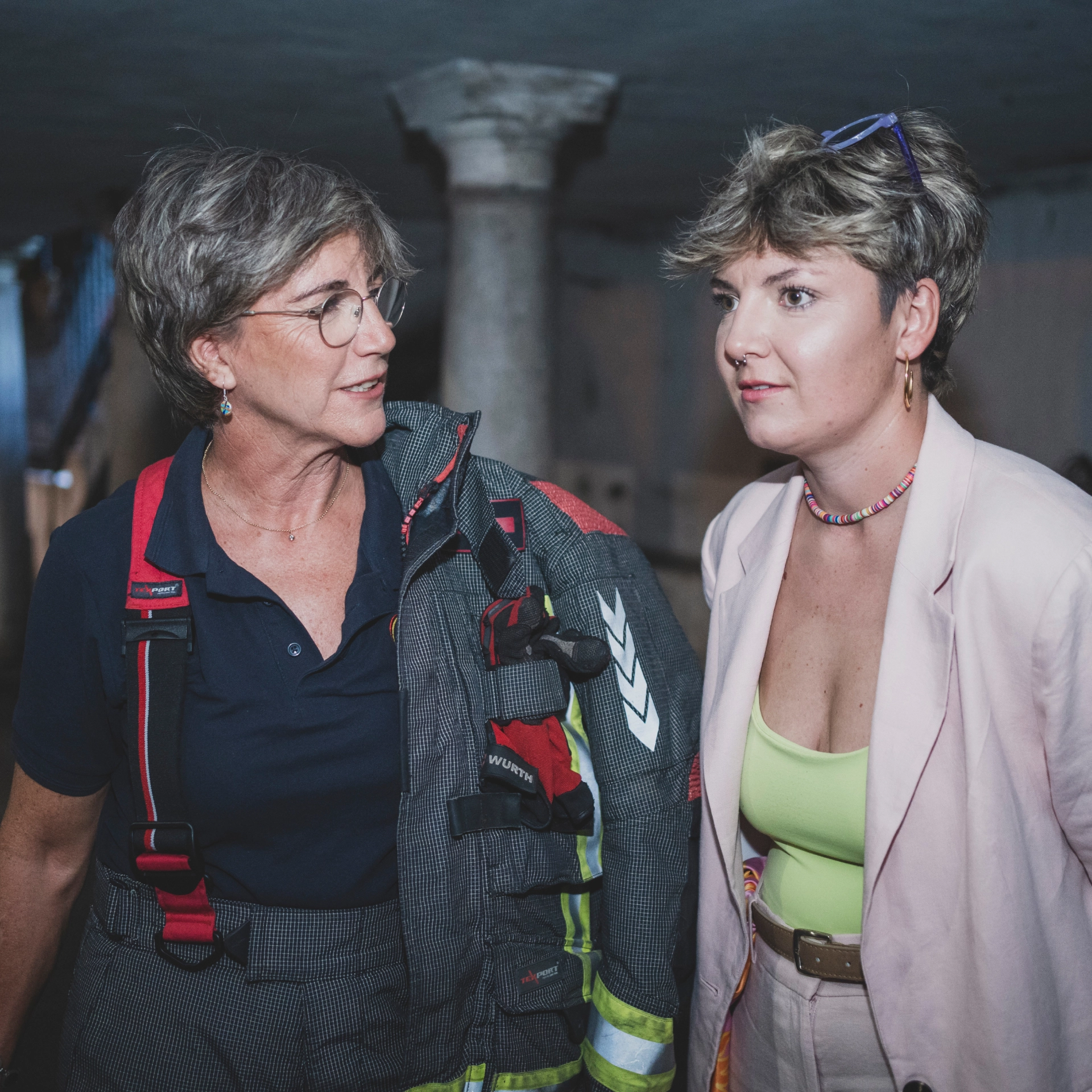 Foto de María Luisa Cabañero y su hija María Pascual