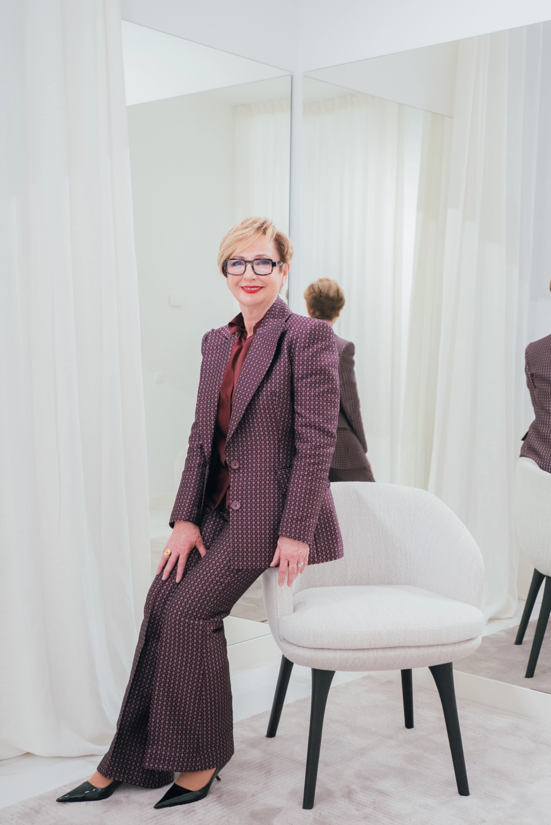 Foto uno de Isabel Sanchis con el look dos