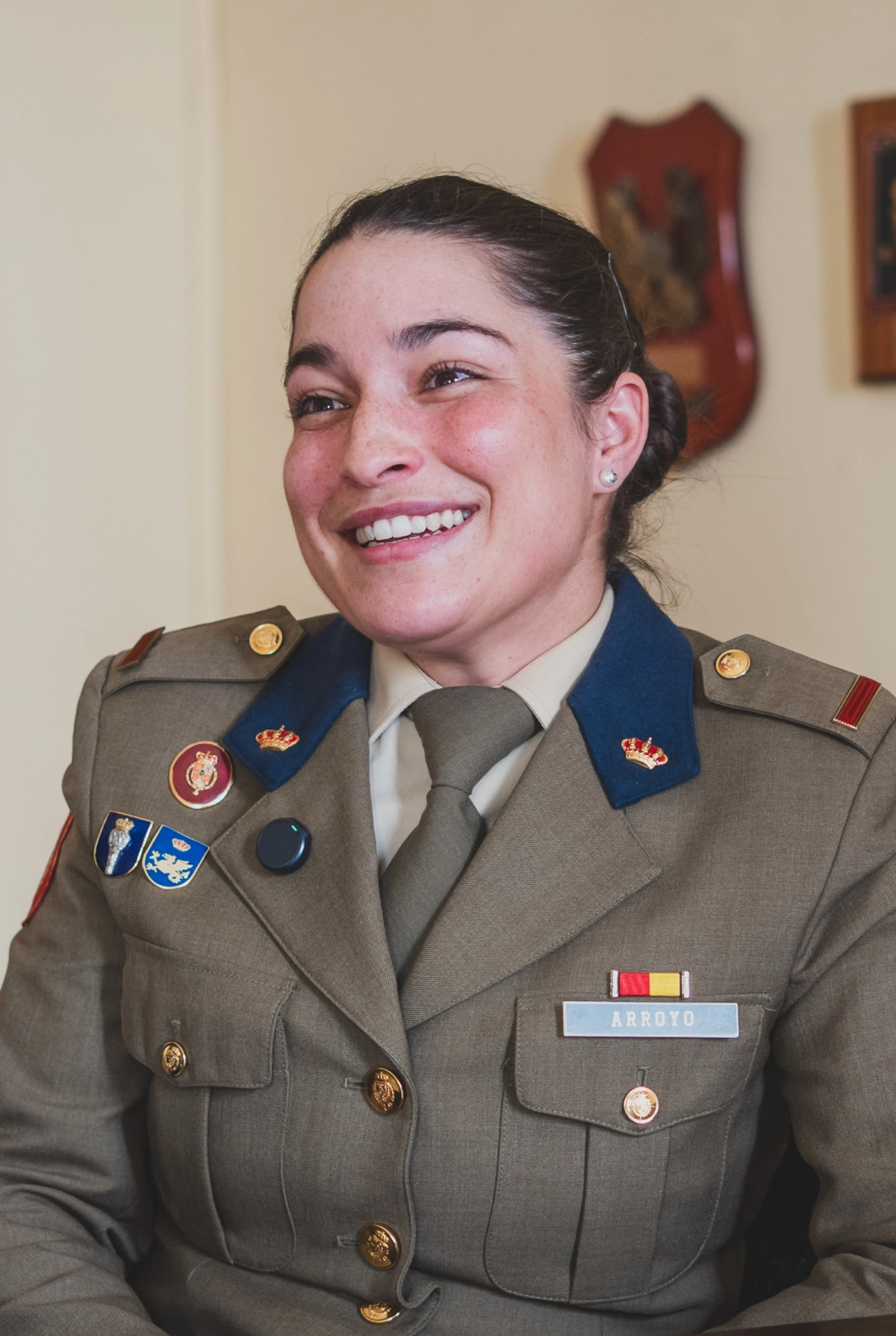 Irene Arroyo, cabo primero de Protocolo de la Guardia Real