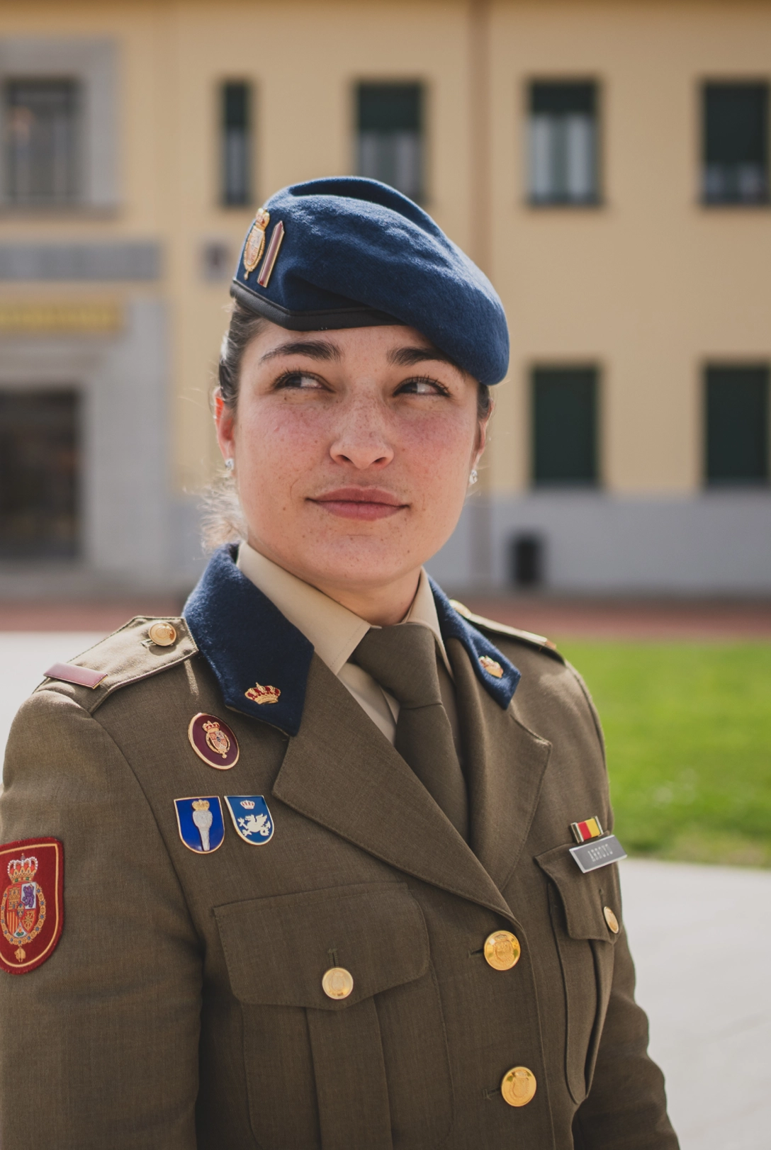 Irene Arroyo, cabo primero de Protocolo de la Guardia Real