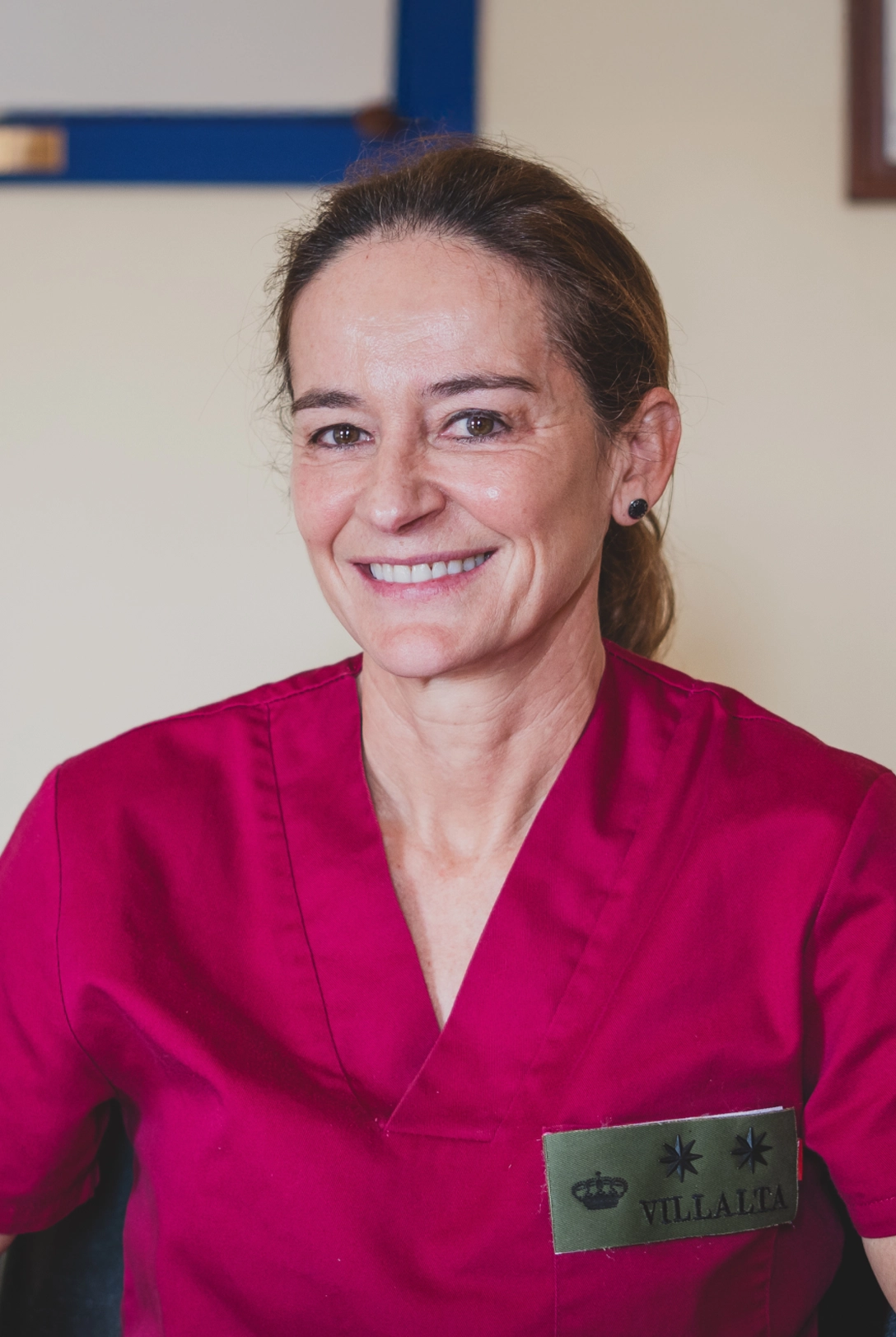 Elena Villalta, odontóloga de la Guardia Real