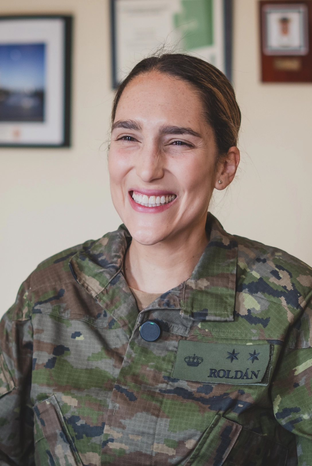 Laura Roldán, farmacéutica de la Guardia Real