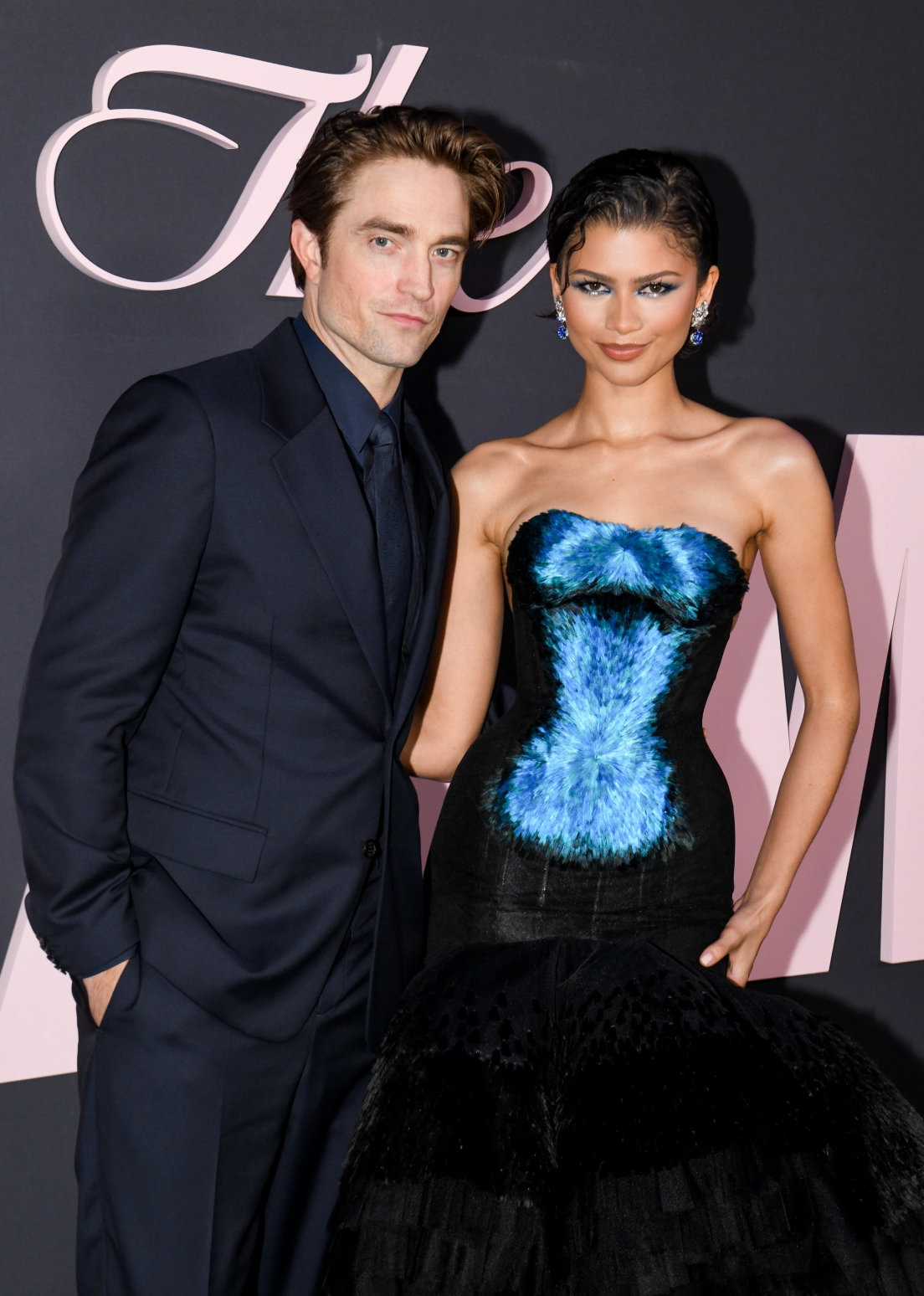 Foto de Zendaya y Robert Pattinson en la premiere de El Drama