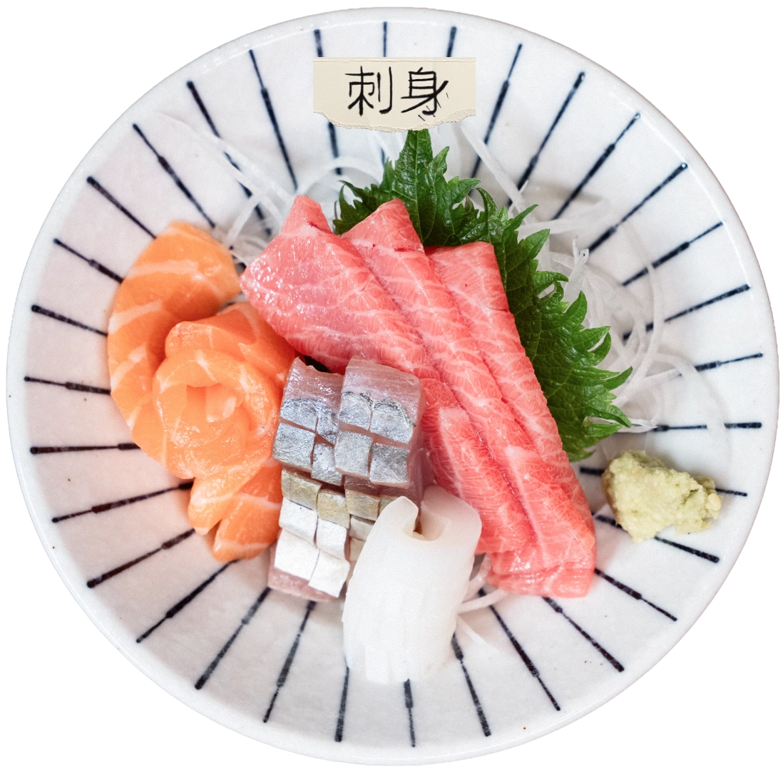 Plato tradicional japonés, Sashimi