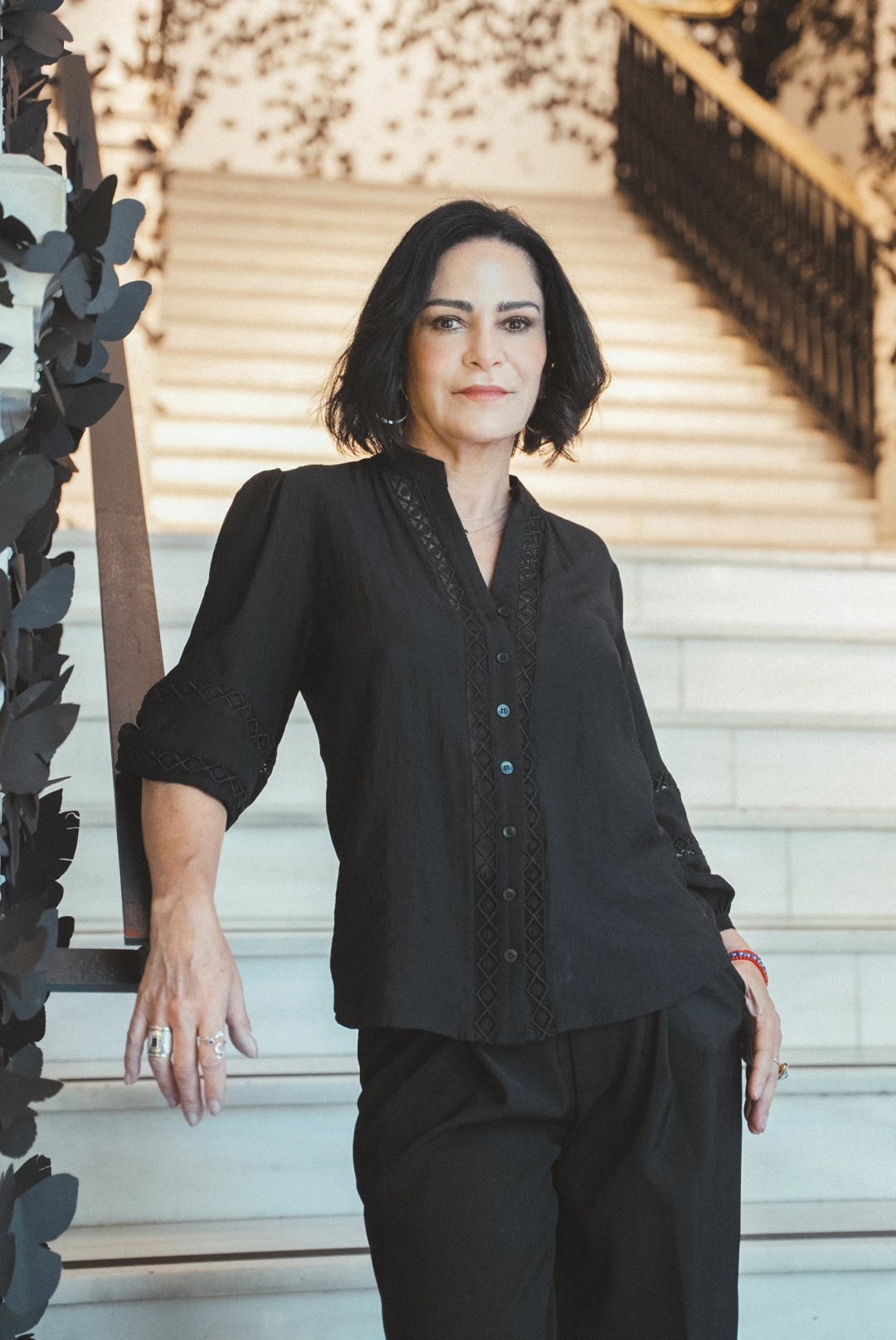 Foto uno de Lydida Cacho con el look cuatro