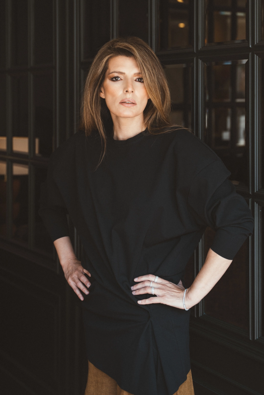 Foto uno de Sara Galindo con el look uno