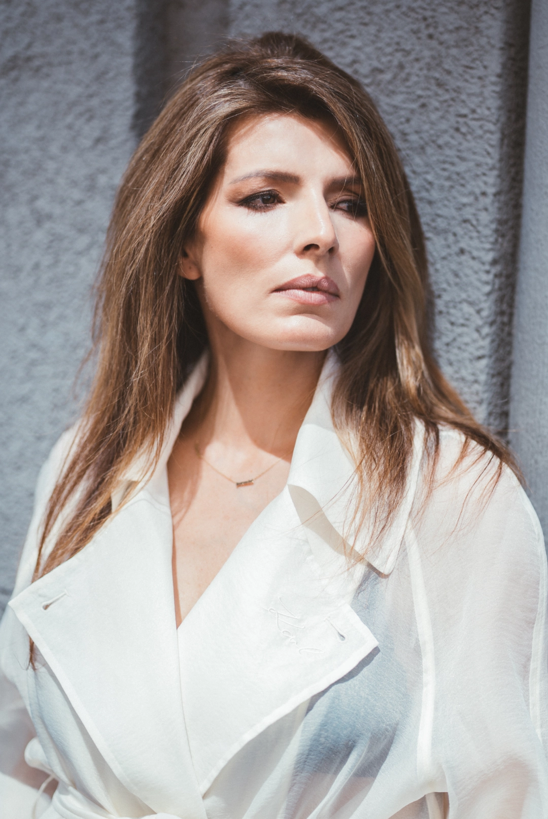 Foto uno de Sara Galindo con el look tres