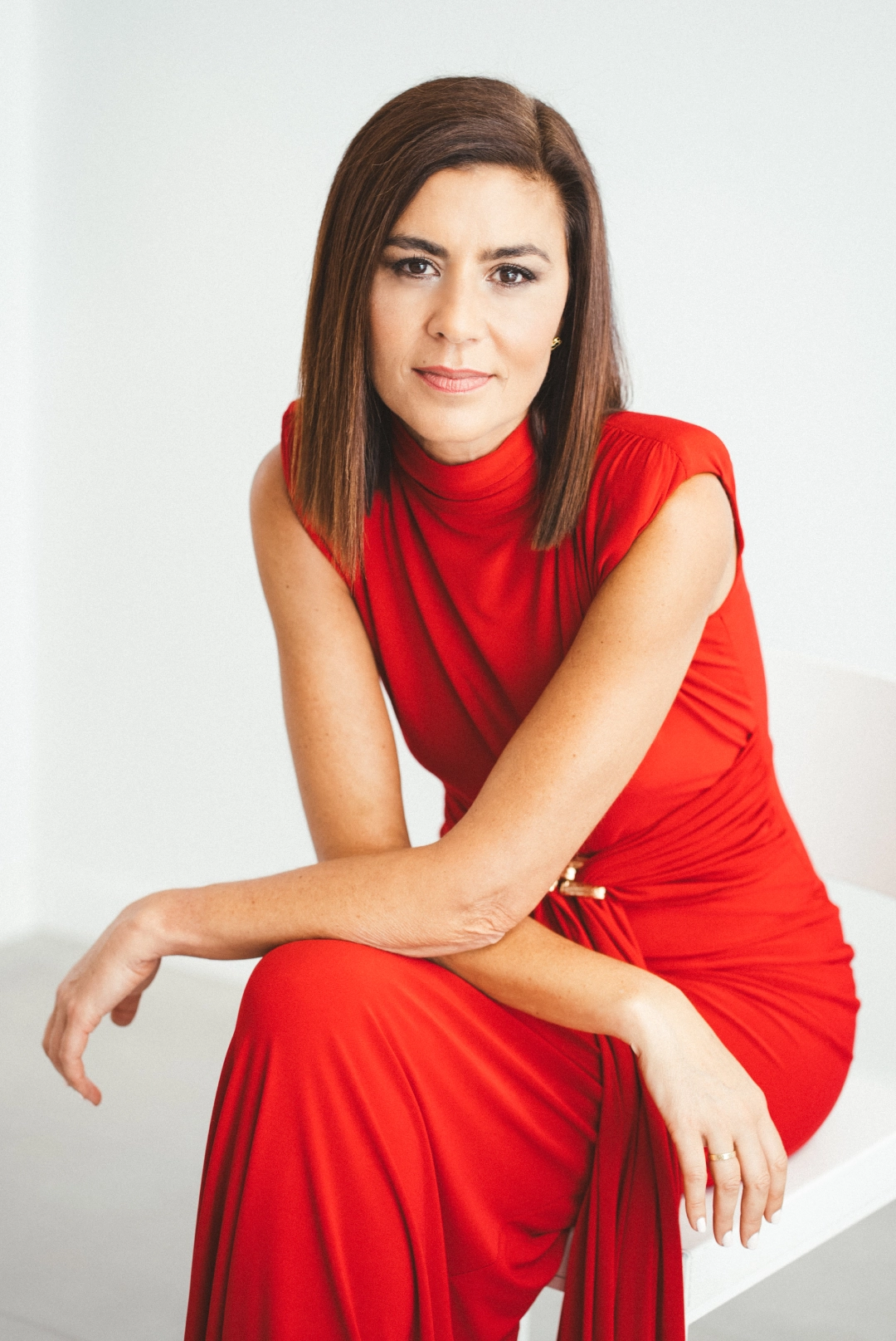 Foto uno de Silvia Fernández con el look uno