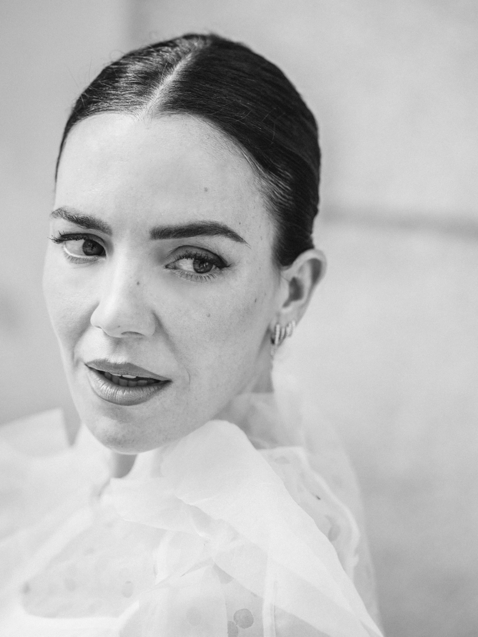 Foto dos de Paula Ordovás con el look tres