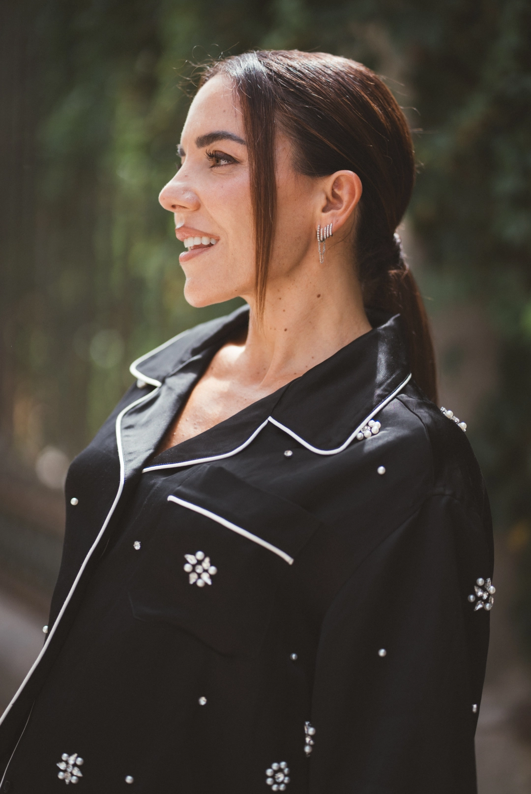 Foto tres de Paula Ordovás con el look cuatro