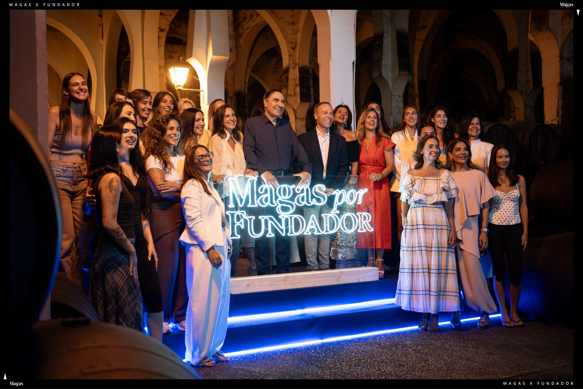 Foto de familia de Magas x Fundador
