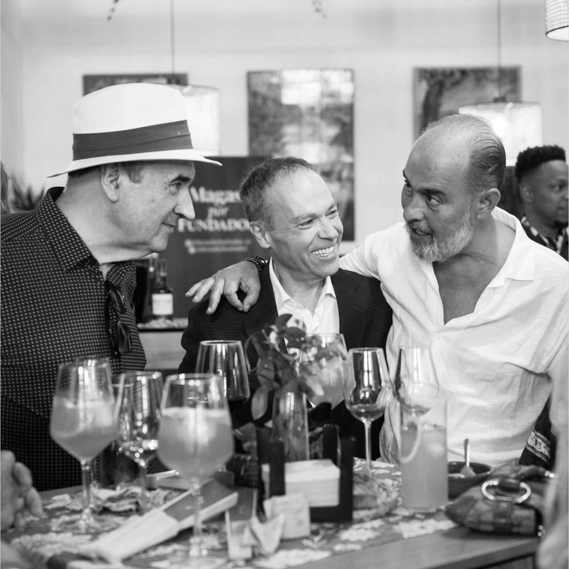 Pedro J. Ramírez, Ángel Piña y Juanjo Fraile