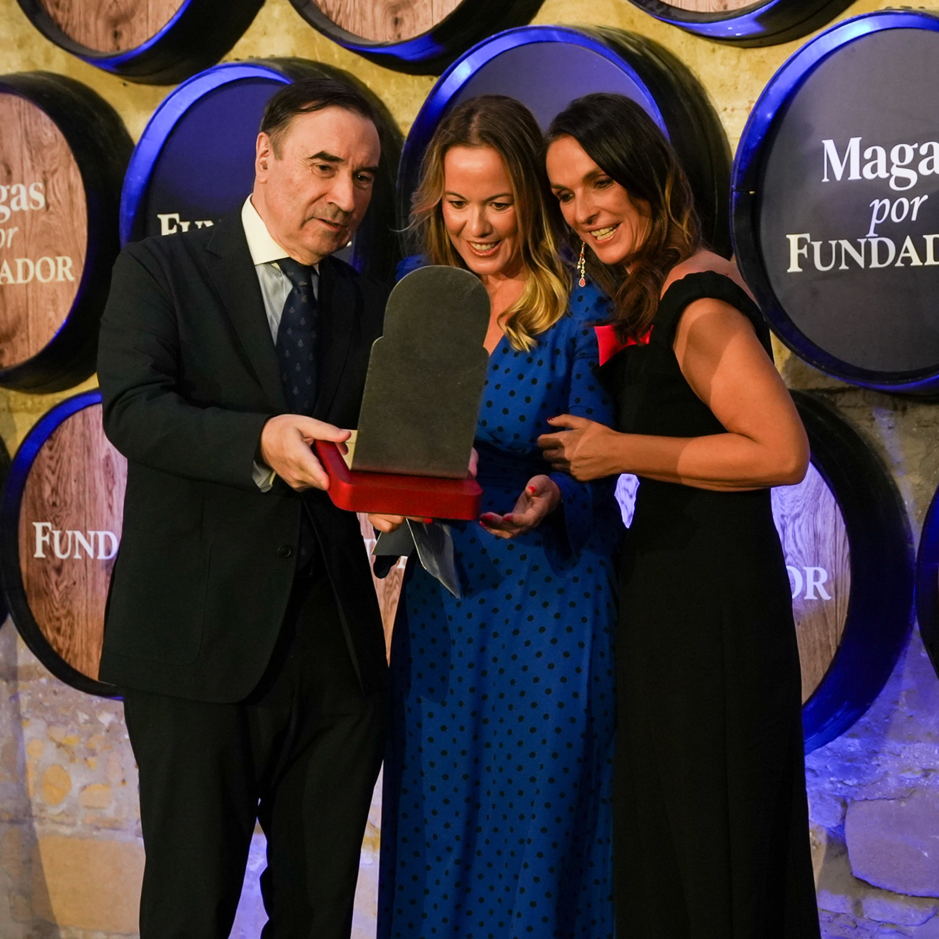 Pedro J. Ramírez, Lucía Sánchez y Casilda Sánchez