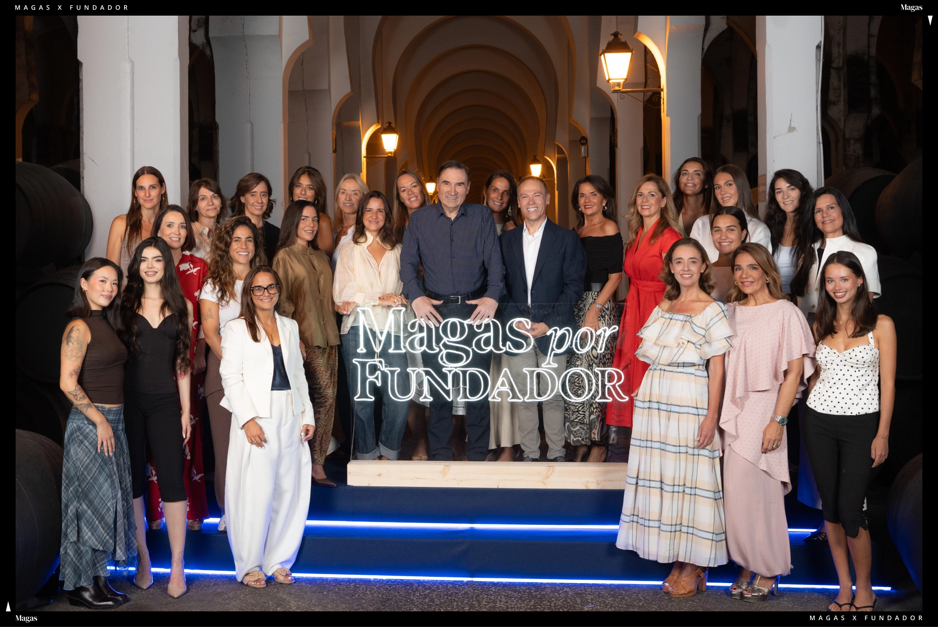Foto de familia de Magas x Fundador