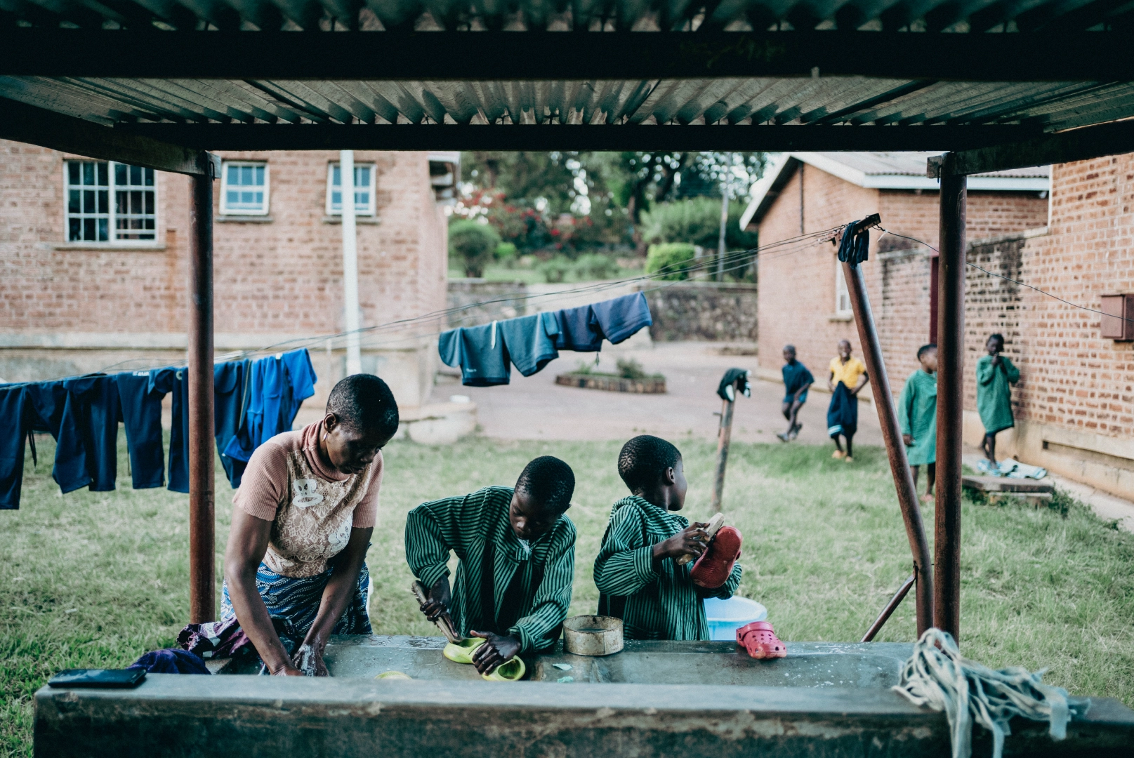 Foto ocho del orfanato en el centro de Malawi