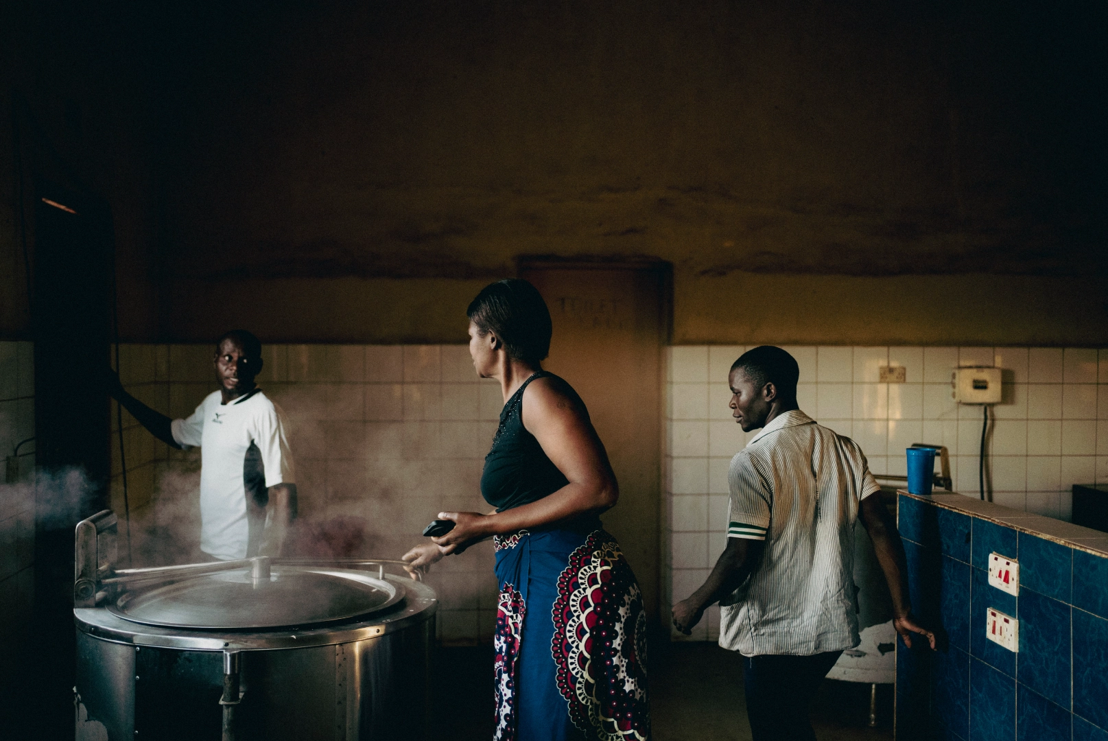 Foto doce del tema de la prisión de Malawi