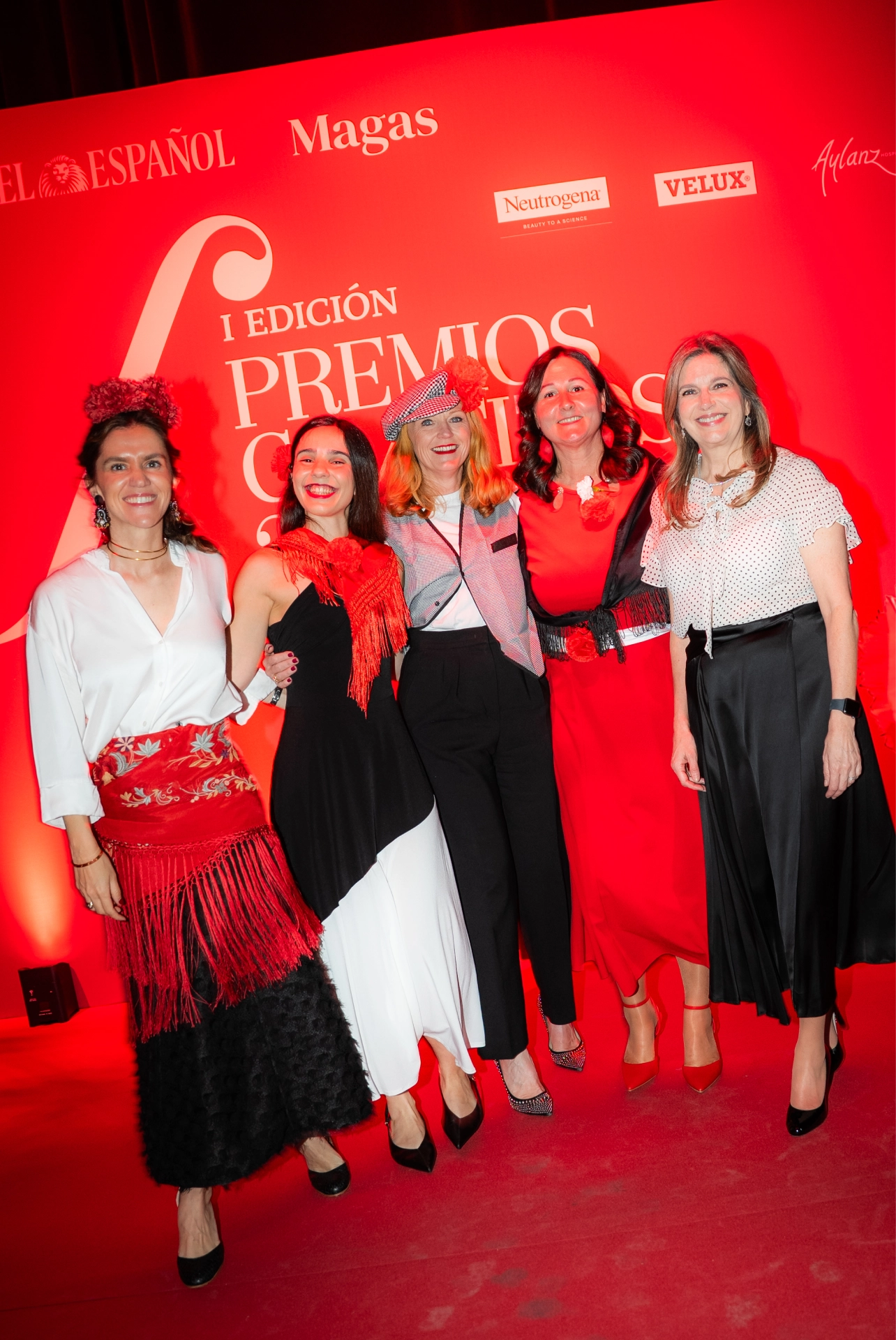 Blanca Valenzuela, Sofía Sánchez, Helen Tomlinson, Helena Andreso y Vanessa Marafioti