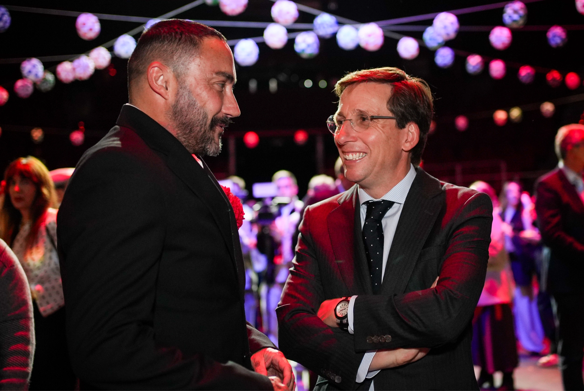 DJ Nano y José Luis Martínez-Almeida