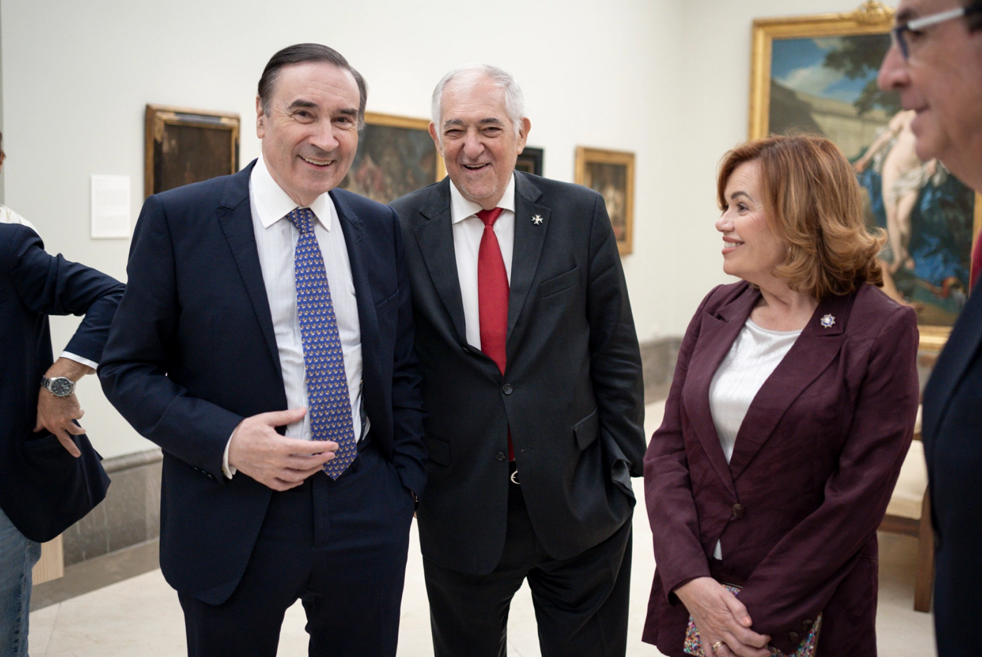 Pedro J. Ramírez, Cándido Conde-Pumpido y Inmaculada Montalbán