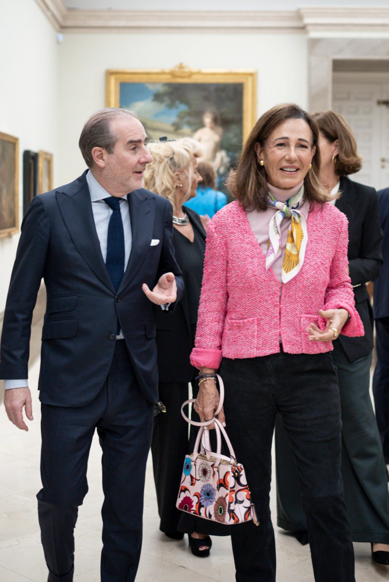 Hector Grisi y Ana Botín