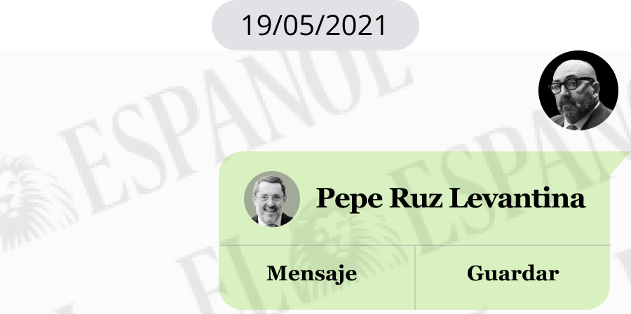 Conversación de Héctor Izquierdo y Koldo García en mayo de 2021