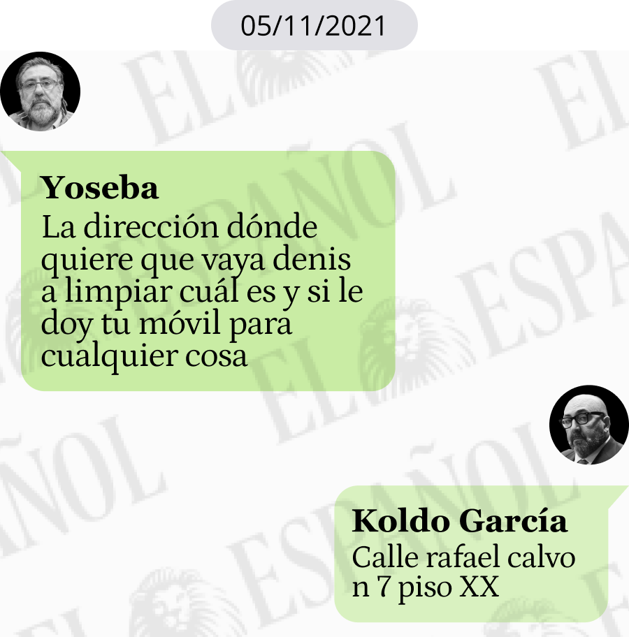 Conversación entre Yoseba García y Koldo García en 2021