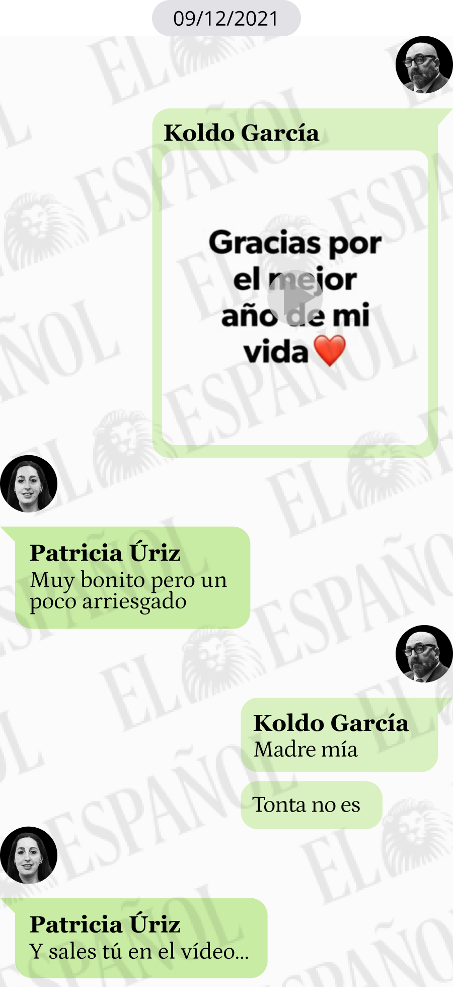 Conversación entre Koldo García y Patricia Úriz en 2019