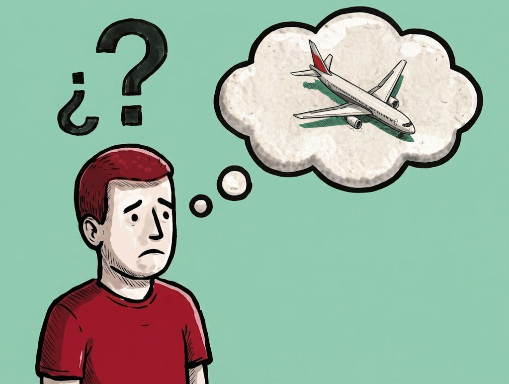 40% ansiedad ante volar