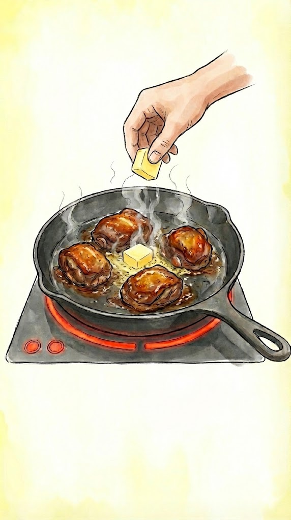 El toque distintivo del guiso del chef