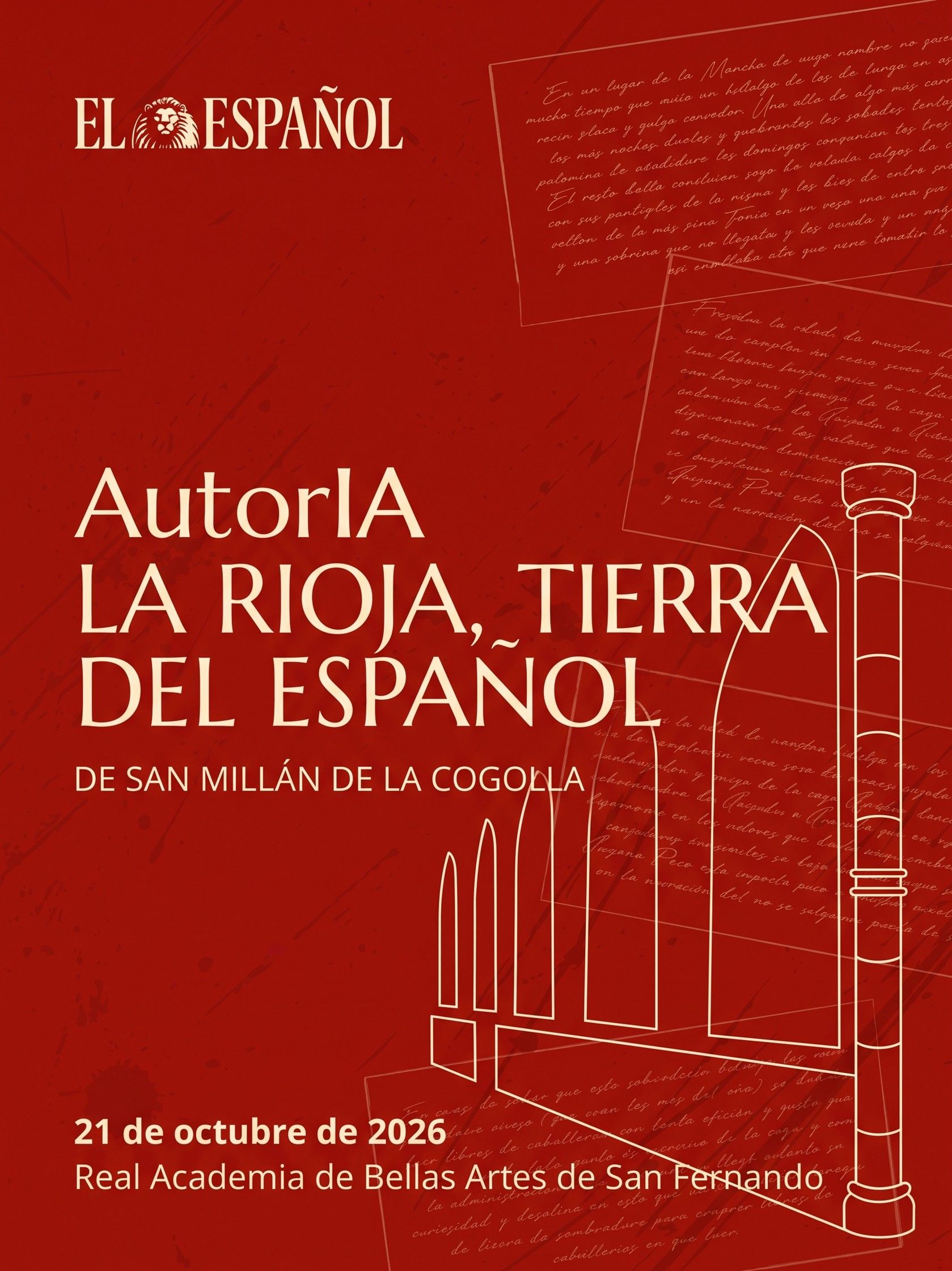 Te invitamos a la presentación en Madrid de 'AutorIA. La Rioja, tierra del español'