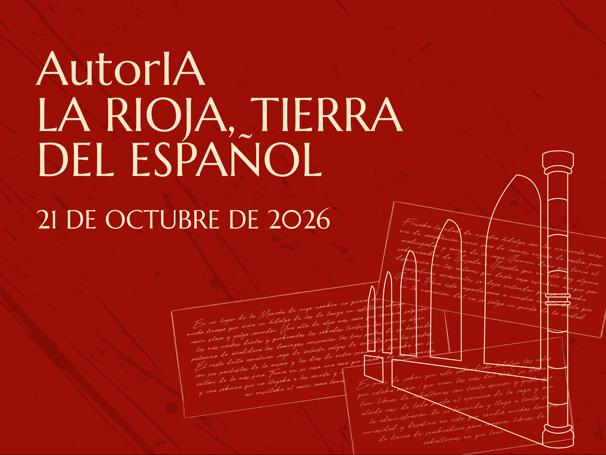 Te invitamos a la presentación en Madrid de 'AutorIA. La Rioja, tierra del español'
