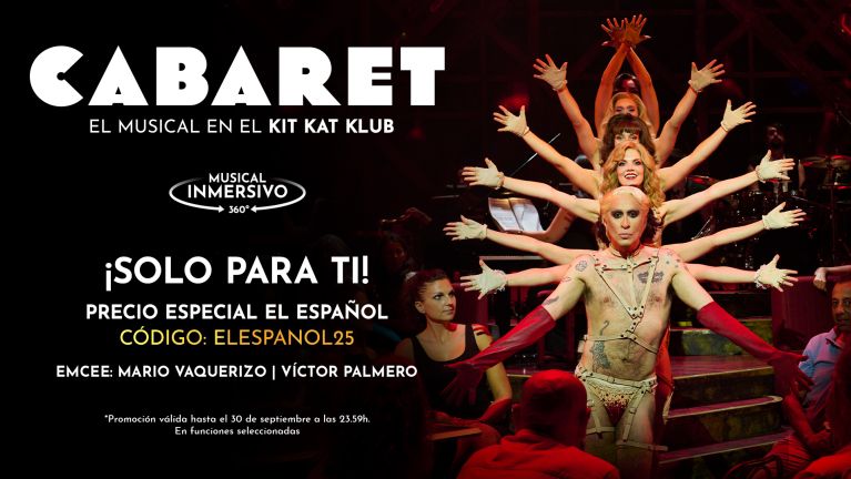 Consigue tus entradas para 'CABARET, el musical' con un 25% de descuento