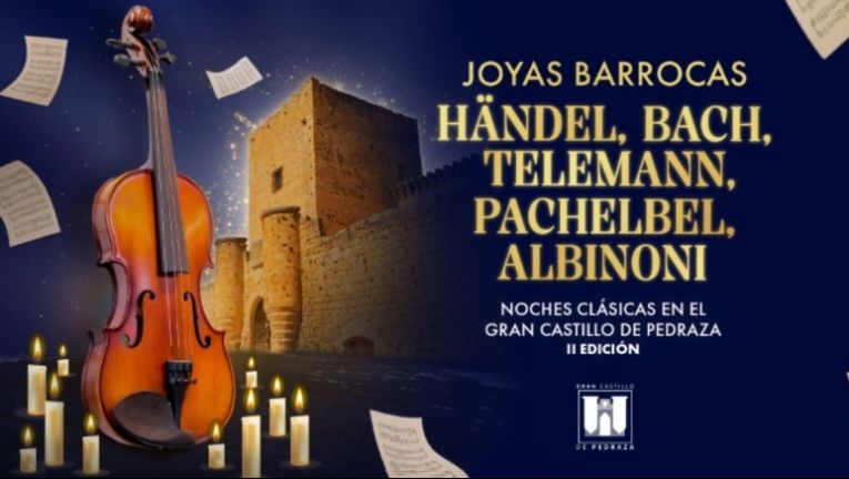 Vive el concierto de ópera "Joyas Barrocas" en el Gran Castillo de Pedraza
